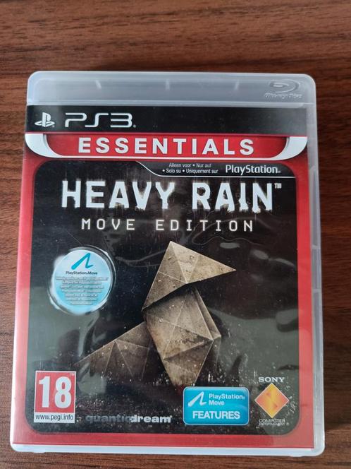 Heavy Rain Move Edition Essentials, PS3, Games en Spelcomputers, Games | Sony PlayStation 3, Zo goed als nieuw, Overige genres