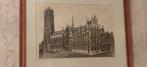 Pentekeningen van Mechelen - Stadhuis + Kathedraal, Antiek en Kunst, Ophalen