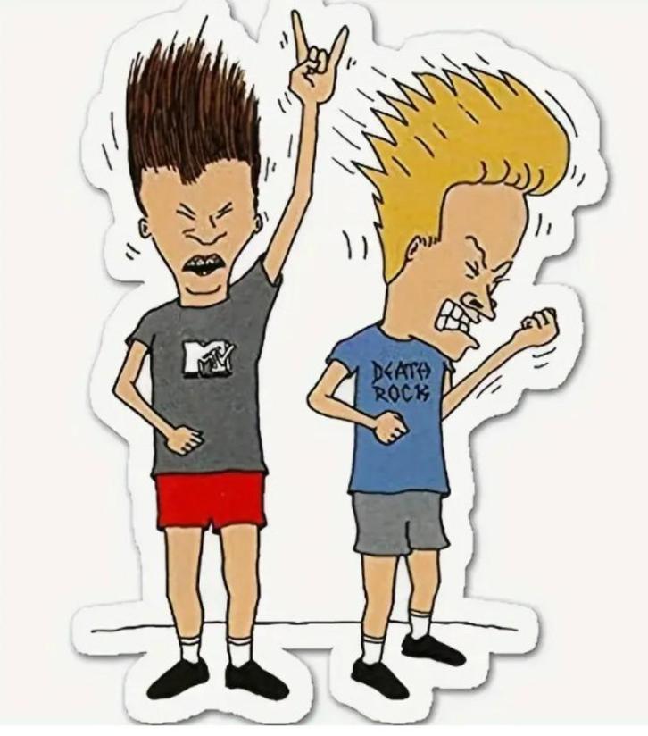 Beavis en Butt-Head Sticker NIEUW, Verzamelen, Stickers, Nieuw, Verzenden