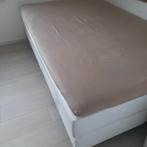Witte boxspring 120 x200 cm, Ophalen, Gebruikt, Eenpersoons, Wit