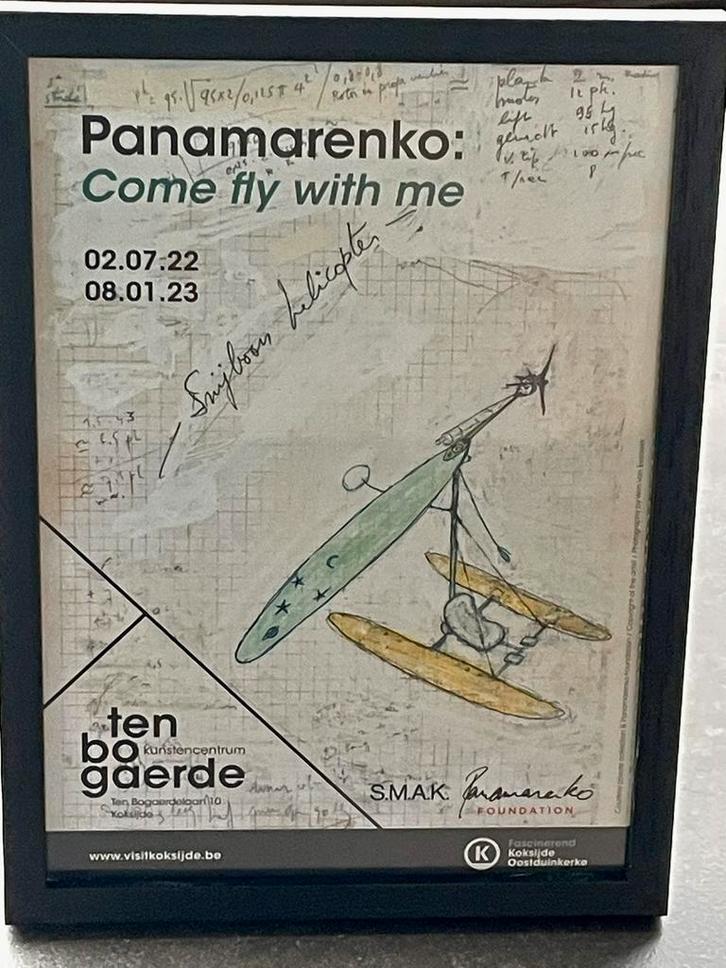 Panamarenko - Come Fly with me, Antiek en Kunst, Kunst | Litho's en Zeefdrukken, Ophalen of Verzenden