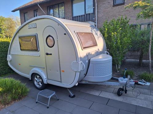 t@b320 te koop, Caravans en Kamperen, Caravans, Particulier, tot en met 2, 500 - 750 kg, Kleine zit, T@b, Lengtebed, Vast bed