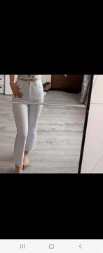 Flared broek, W27 (confection 34) ou plus petit, Shein, Enlèvement ou Envoi, Blanc