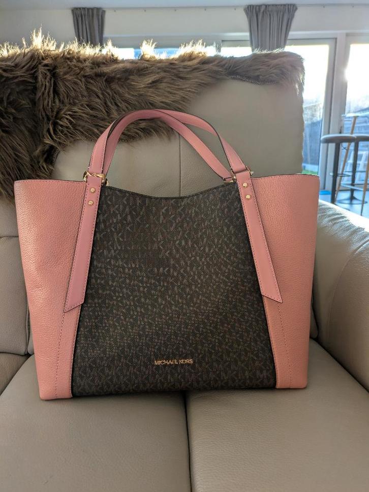 Michael Kors - TOTE BAG - NIEUW, Handtassen en Accessoires, Tassen | Damestassen, Nieuw, Shopper, Roze, Ophalen of Verzenden