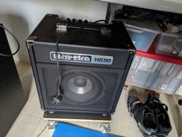 hartke hd50 combo, Muziek en Instrumenten, Ophalen, Zo goed als nieuw, Basgitaar, 50 tot 100 watt