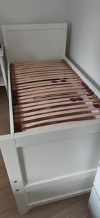 eenpersoonsbed met lattenbodem, Huis en Inrichting, Slaapkamer | Bedden, Ophalen, Gebruikt, 90 cm, Eenpersoons