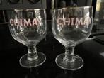2 Chimay-glazen, Verzamelen, Ophalen, Zo goed als nieuw, Bierglas