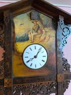 une belle horloge à coucou l'horloge a été nettoyée le mécan, Antiek en Kunst, Ophalen of Verzenden