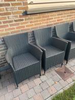 6 Wicker tuinstoelen, Tuin en Terras, Tuinstoelen, Ophalen, Zo goed als nieuw, Wicker