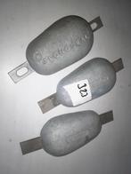 3 st Zink Druppel Anodes, 3 kg, 80x250, Nieuw, Enlèvement, Neuf