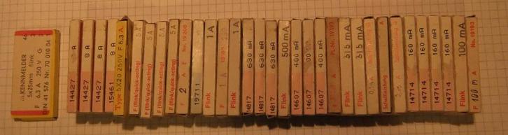 Meerdere waarden glaszekeringen., Hobby en Vrije tijd, Elektronica-componenten, Nieuw, Verzenden