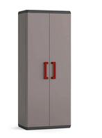 Keter Quadra opbergkast hoog 68x39x166 cm grijs, Ophalen, Nieuw, Kunststof