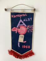 Fanion de carnaval d'Alost 1968, Collections, Autres types, Utilisé, Enlèvement ou Envoi