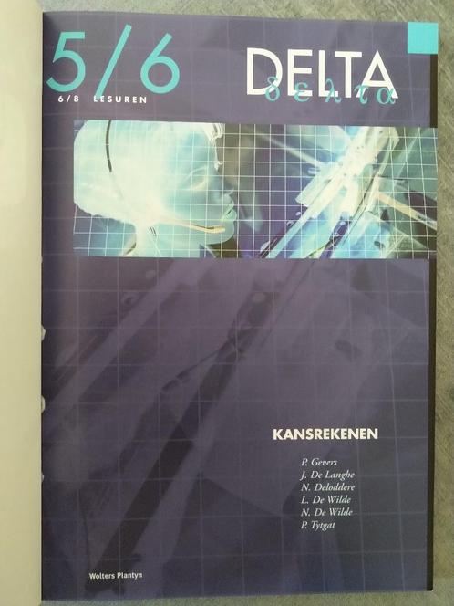 Wiskunde Delta Kansrekenen voor de derde graad, 6u - 8u, Boeken, Studieboeken en Cursussen, Nieuw, Overige niveaus, Ophalen