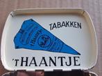 oude tabaksdoos TABAK T'HAANTJE, Verzamelen, Ophalen of Verzenden, Gebruikt, Reclamebord