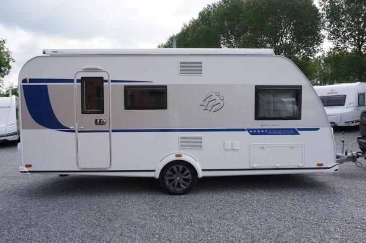 Caravan Knaus Sport 500QDK, Caravans en Kamperen, Caravans, Particulier, tot en met 6, Treinzit, Knaus, Dwarsbed, Dwars-stapelbed