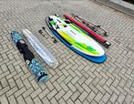 Windsurfset fanatic Shark 150 + 2 zeilen 3 masten + giek, Sports nautiques & Bateaux, Planche à voile, Enlèvement, Utilisé, Mât