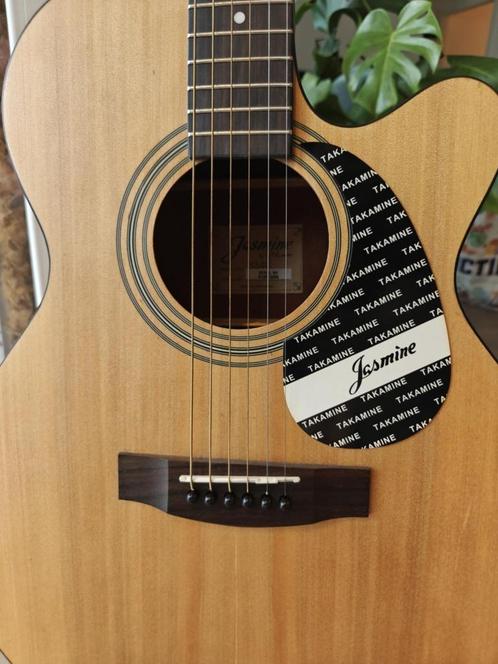 Akoestische gitaar: Jasmine S34c, Muziek en Instrumenten, Snaarinstrumenten | Gitaren | Akoestisch, Zo goed als nieuw, Western- of Steelstringgitaar
