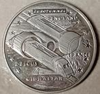 munt Gibraltar 2,8 ecu 1993 : euro tunnel, Postzegels en Munten, Verzenden