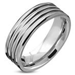 Tungsten ring heren - 8 mm, Handtassen en Accessoires, Ringen, Nieuw, Overige materialen, Heer, Ophalen of Verzenden