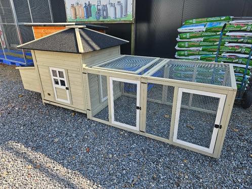 nieuw konijn / kippenhok met ruime ren 290cm, Dieren en Toebehoren, Pluimvee | Toebehoren, Nieuw, Kippenhok of Kippenren, Ophalen