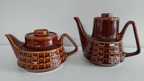Prachtige vintage koffiepot en theepot - Pruszkow Poland, Antiek en Kunst, Antiek | Servies los, Ophalen of Verzenden