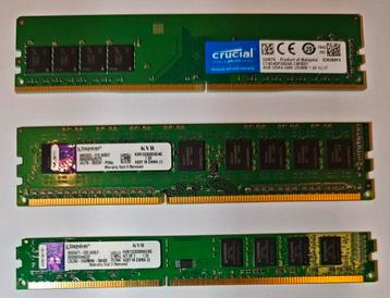 Desktop Ram geheugens DDR3 en DDR4 beschikbaar voor biedingen