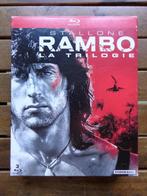 )))  Bluray  Trilogie Rambo  //  Sylvester Stallone  (((, Ophalen of Verzenden, Zo goed als nieuw, Actie