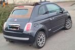 Fiat 500cabrio 12ess.2014.170mkm cuir rouge 4900€, Auto's, Fiat, Euro 5, Cabriolet, Leder, Particulier
