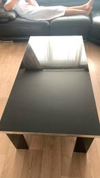 Table de salon noir laqué  1M35 sur 70cm, Zo goed als nieuw