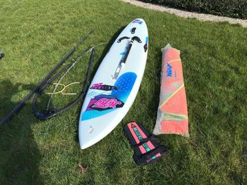 HiFly Windsurf Plank, NPU zeil, giek en mast (als set/apart)