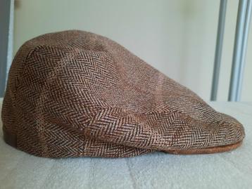 English style flat cap maat 60 in 100% wol Monsel beschikbaar voor biedingen