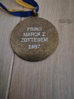 Carnaval medaille Zottegem Prins Marck I 1987, Ophalen of Verzenden