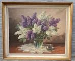 Huile sur toile fleur signe Anne berty, Ophalen