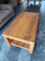 Teak houten salontafel, Huis en Inrichting, Tafels | Salontafels, Ophalen, Gebruikt, 100 tot 150 cm, Teakhout