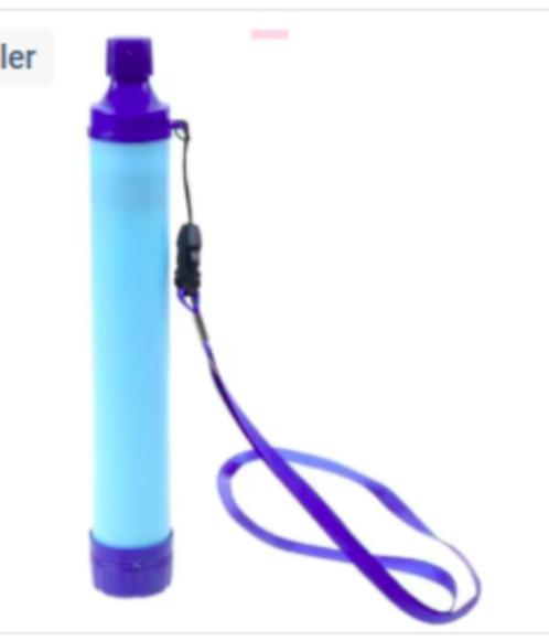 Draagbare outdoor waterzuiveraar voor kamperen, Caravans en Kamperen, Kampeeraccessoires, Nieuw, Verzenden