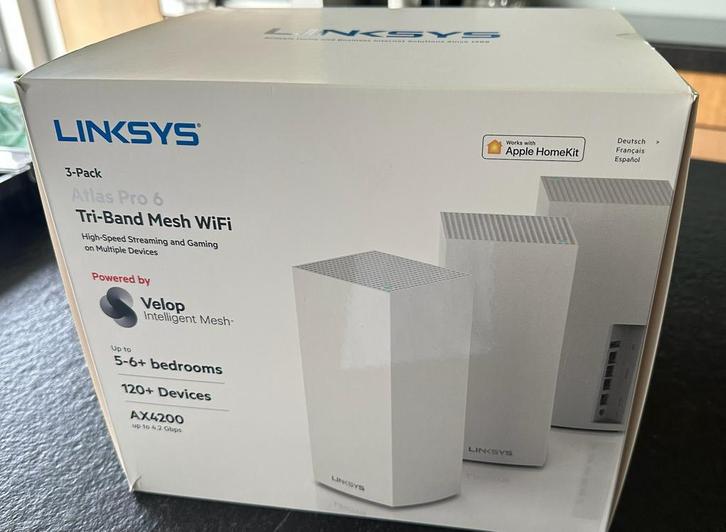 Linksys AX4200 3-pack, Computers en Software, Accesspoints, Zo goed als nieuw, Ophalen