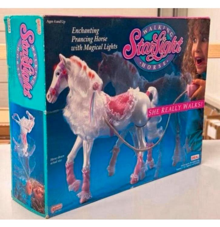 Walking Starlight Horse Galob - 1992 NOUVEAU une boîte Horse, Collections, Poupées, Neuf, Accessoires, Enlèvement ou Envoi