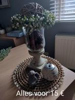 Decoratie kandelaar plus bol alles samen, Huis en Inrichting, Ophalen, Zo goed als nieuw
