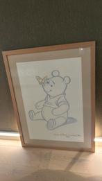 Tekening Winnie The Pooh inclusief kader 64cmx85cm, Huis en Inrichting, Ophalen, Tekening, Nieuw, 75 cm of meer