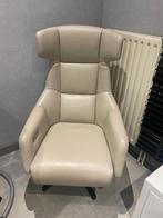 Leder elektriche relax kleur beige als nieuw, Huis en Inrichting, Ophalen, Zo goed als nieuw