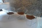 3 Originele Harry Bertoia - Diamond Chairs - Knoll, 75 tot 100 cm, Minder dan 75 cm, Metaal, Zo goed als nieuw