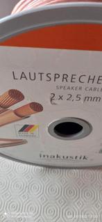 INAKUSTIK 2X2.5MM. audio, Audio, Tv en Foto, Audiokabels en Televisiekabels, Ophalen of Verzenden, Nieuw