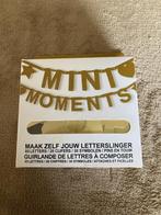 Maak zelf jouw gouden letterslinger (nieuw) 85 letters, 20 c, Hobby en Vrije tijd, Ophalen of Verzenden, Nieuw, Versiering