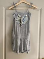 Grijze jumpsuit H&M maat 140-146,10-11 jaar glitter hartje, Kinderen en Baby's, Kinderkleding | Maat 140, Meisje, H&M, Ophalen of Verzenden