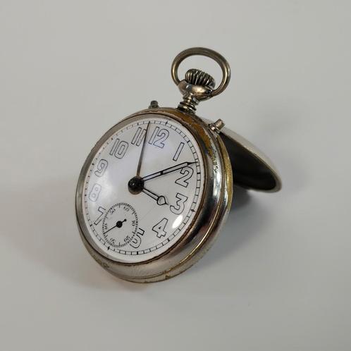 Junghans alarmhorloge|Mechanisch zakalarmhorloge, Antiek en Kunst, Antiek | Klokken, Ophalen of Verzenden