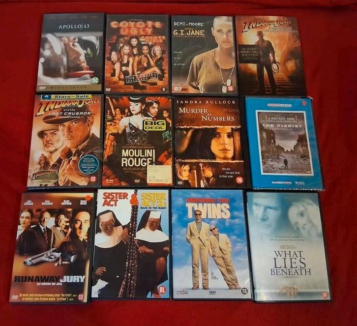 12 top-films uit de jaren 80 en 90 uit te kiezen, 2,5€/film, Cd's en Dvd's, Dvd's | Actie, Ophalen of Verzenden