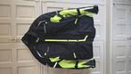 Veste moto noire et fluo, Enlèvement ou Envoi, Comme neuf