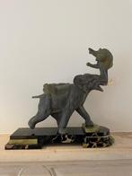 Sculptuur Irenée Rochard - Elephant and Panther, Antiek en Kunst, Ophalen