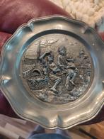 Tinnen bord moet weg elk bod, Antiek en Kunst, Antiek | Tin, Ophalen